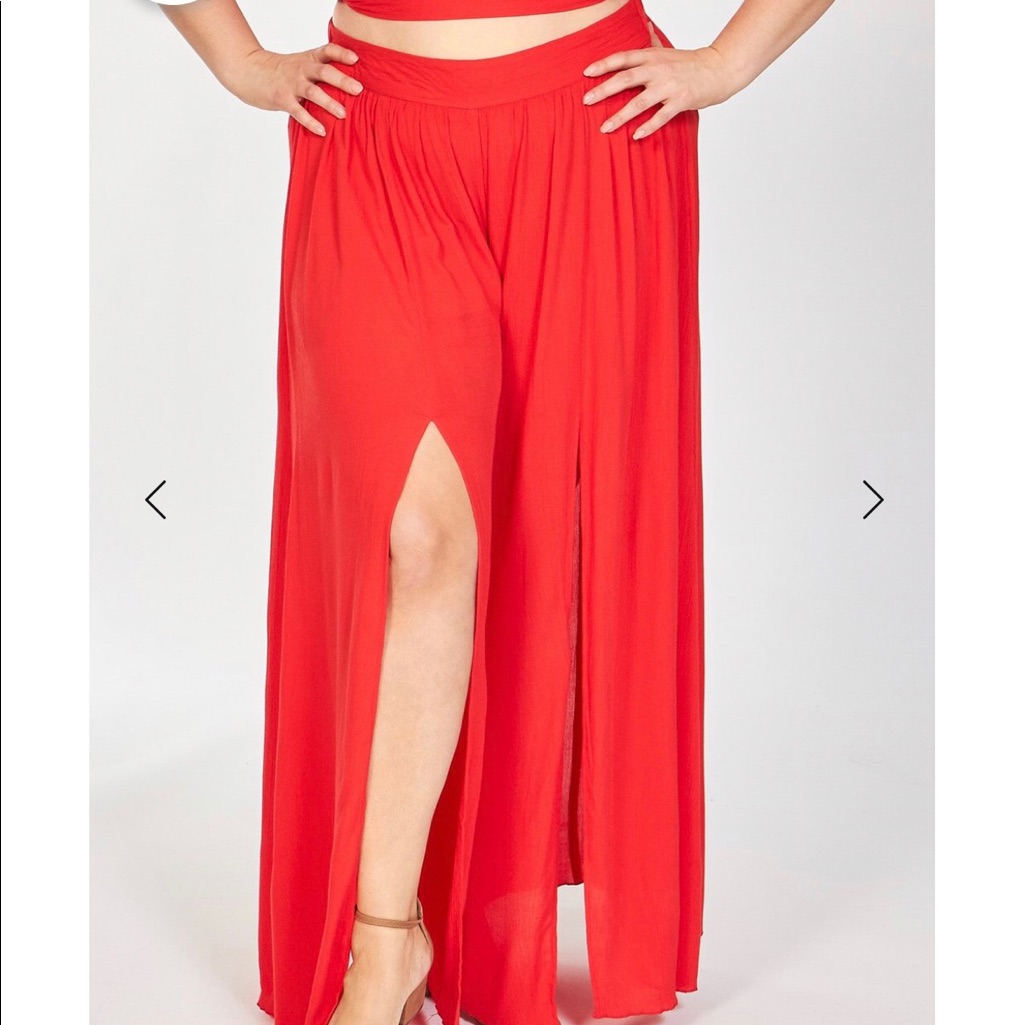 Flowy, Split Leg Pants